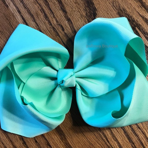 Hand Crafted Other - Mint 8" Boutique Bow    -kids-  (2)  5B2322 Handmade NWT Boutique